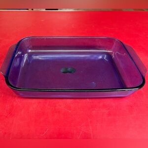 Pyrex Blue Glass Baking Dish